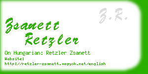 zsanett retzler business card